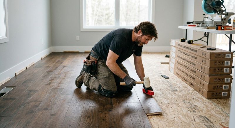 Hardwood Floor Installation in Milliken, CO