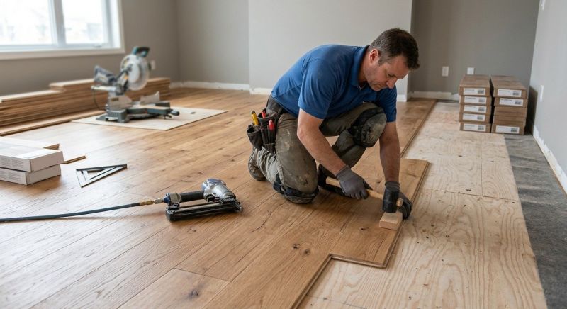 Hardwood Floor Installation in Windsor, CO
