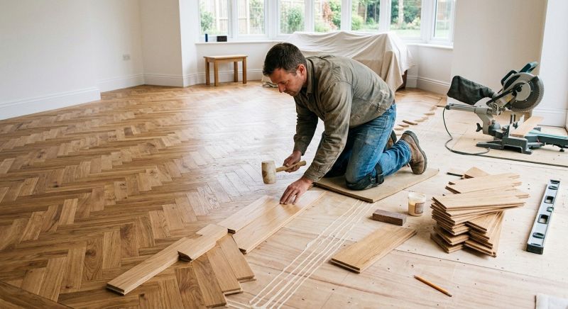 Hickory Floor Installation in Fort Collins, CO