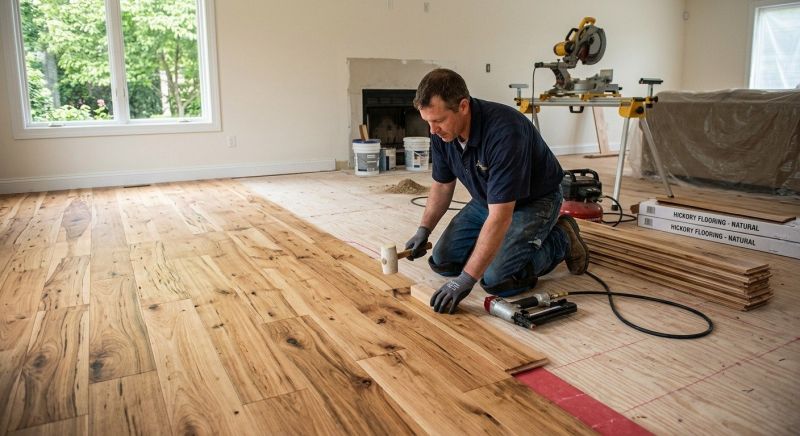 Hickory Floor Installation in Fort Collins, CO