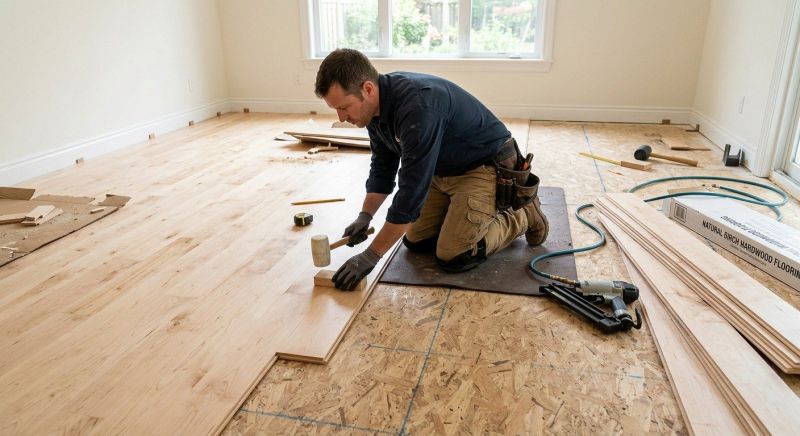 Maple Flooring Installation in Evans, CO