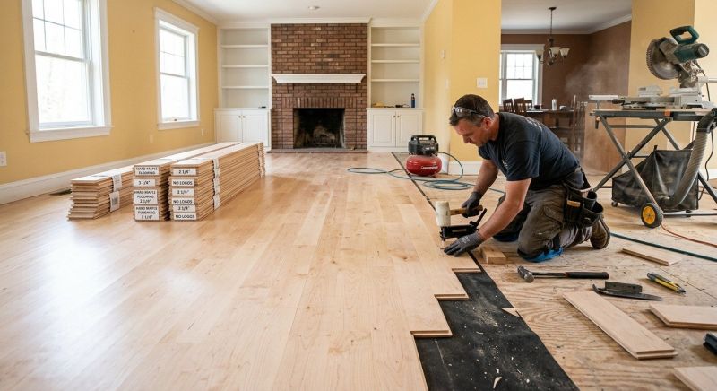 Maple Flooring Installation in Nunn, CO