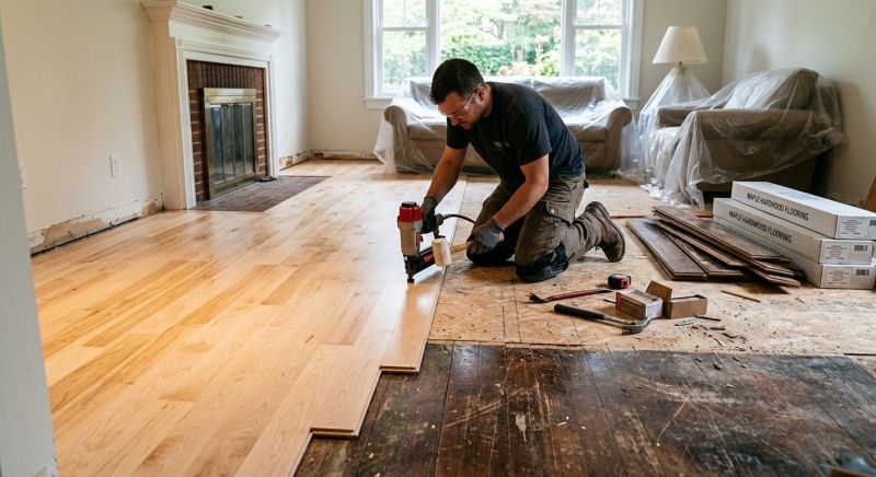 Maple Flooring Installation in Nunn, CO