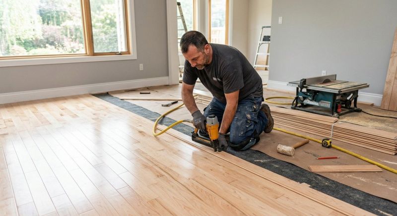 Maple Flooring Installation in Timnath, CO