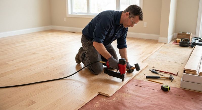Maple Flooring Installation in Windsor, CO