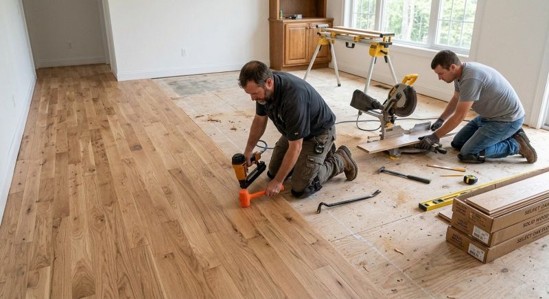 Oak Floor Installation in Greeley, CO