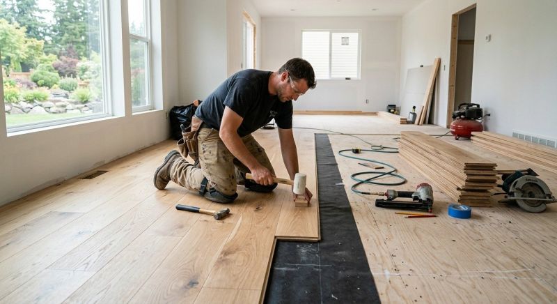 Oak Floor Installation in Larimer County, CO