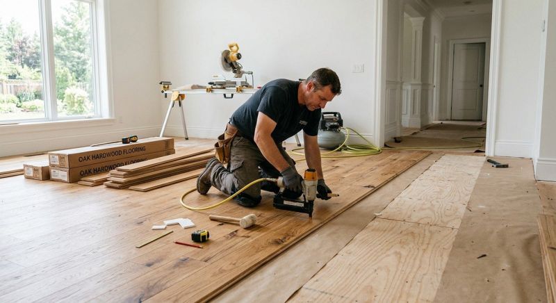 Oak Floor Installation in Milliken, CO