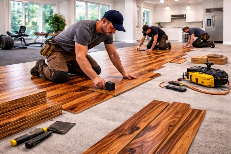 Teak Flooring Installation in Fort Collins, CO
