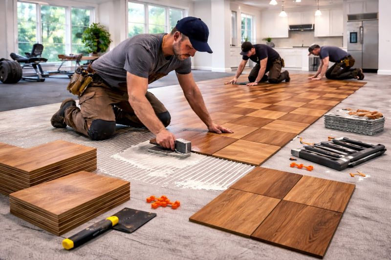Teak Flooring Installation in Fort Collins, CO