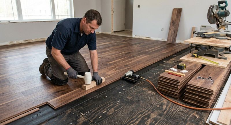 Walnut Flooring Installation in Fort Collins, CO