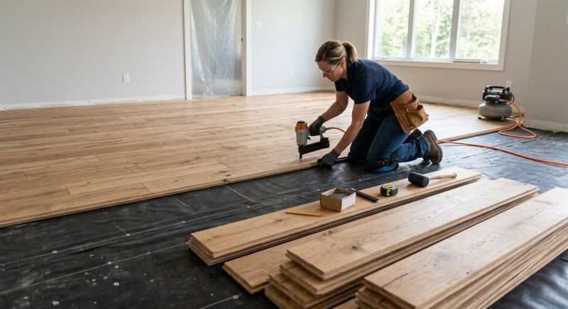 Wide Plank Floor Installation in Fort Collins, CO