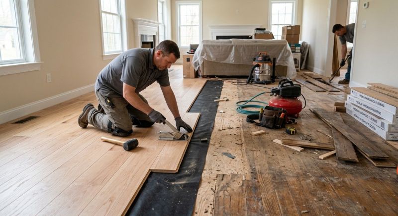 Wood Floor Replacement in Evans, CO