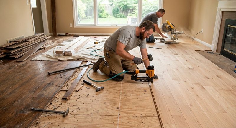 Wood Floor Replacement in Evans, CO