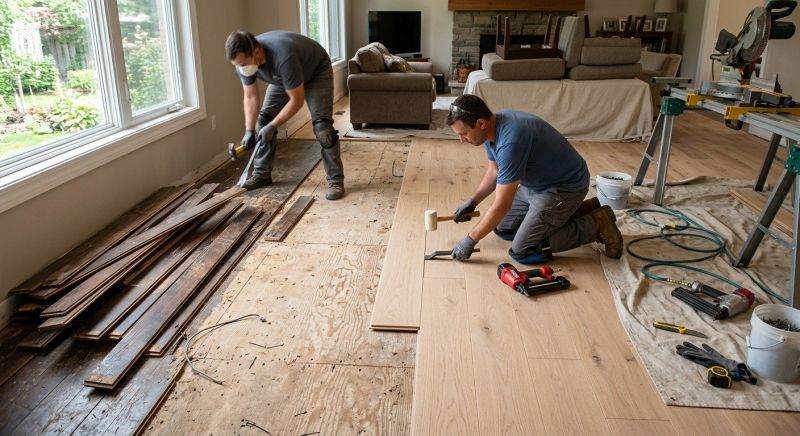 Wood Floor Replacement in Wellington, CO